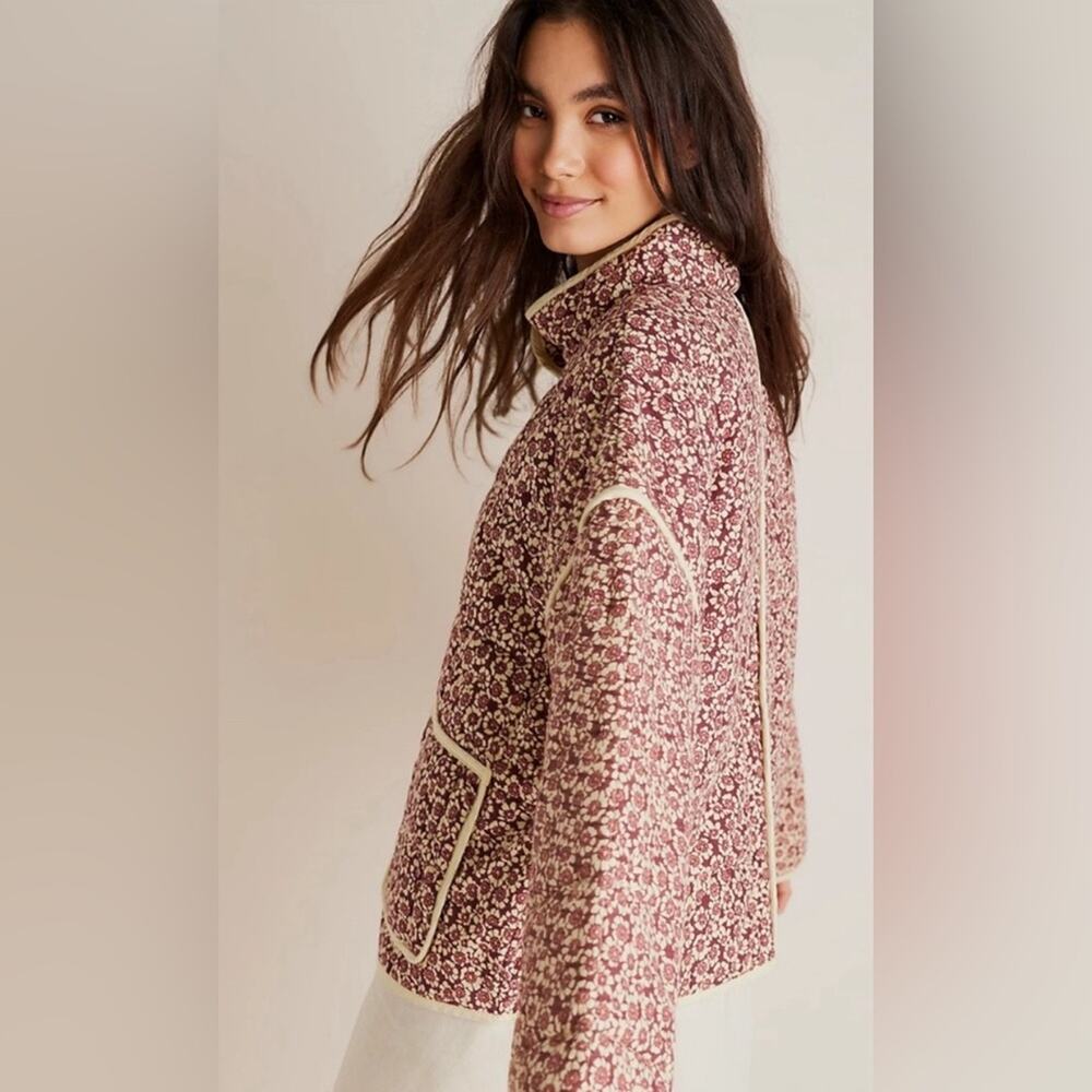 Free people Chloe jacket pink floral - Picture 4 of 5